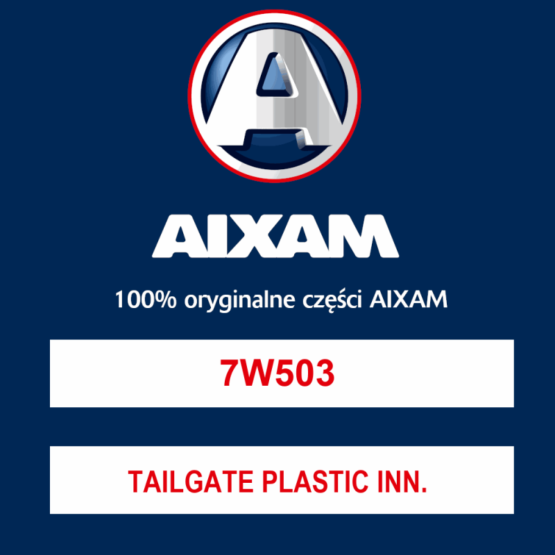 TAILGATE PLASTIC INNER PANEL- PICK-UP