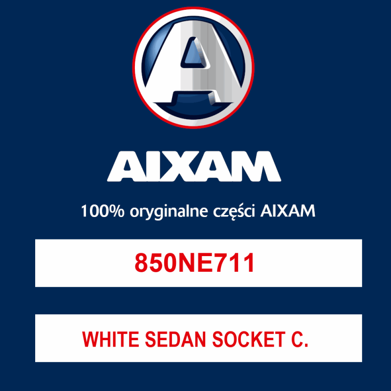 WHITE SEDAN SOCKET COVER