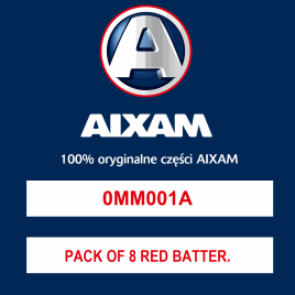 PACK OF 8 RED BATTERIES TROJAN