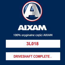 DRIVESHAFT COMPLETE 500