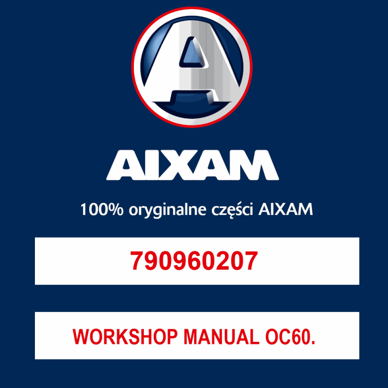 WORKSHOP MANUAL OC60