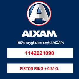 PISTON RING + 0.25 OC60