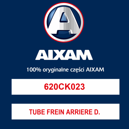 TUBE FREIN ARRIERE DROIT COURT