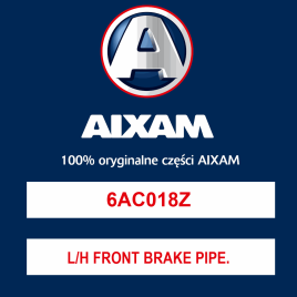 L/H FRONT BRAKE PIPE UK
