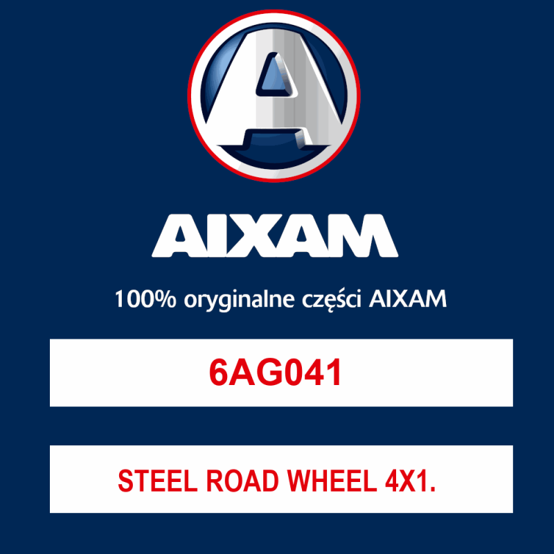STEEL ROAD WHEEL 4x13 dep17