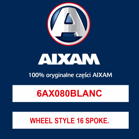 WHEEL STYLE 16 spokes White 14p