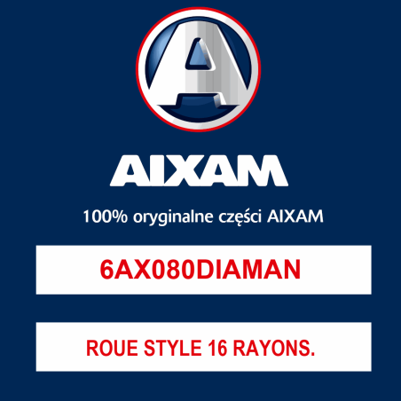 ROUE STYLE 16 rayons 14 DIAMANTEE