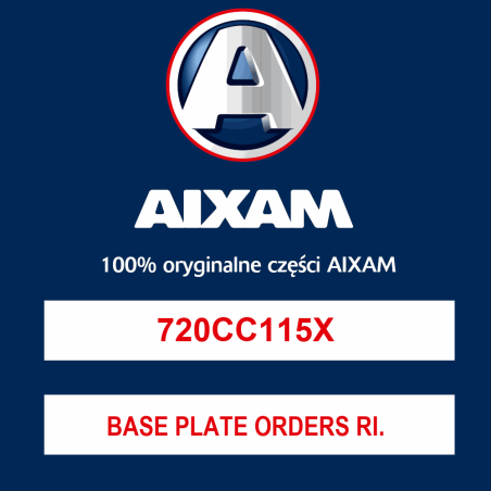 BASE PLATE ORDERS RIGHT OPENING OUTSIDE