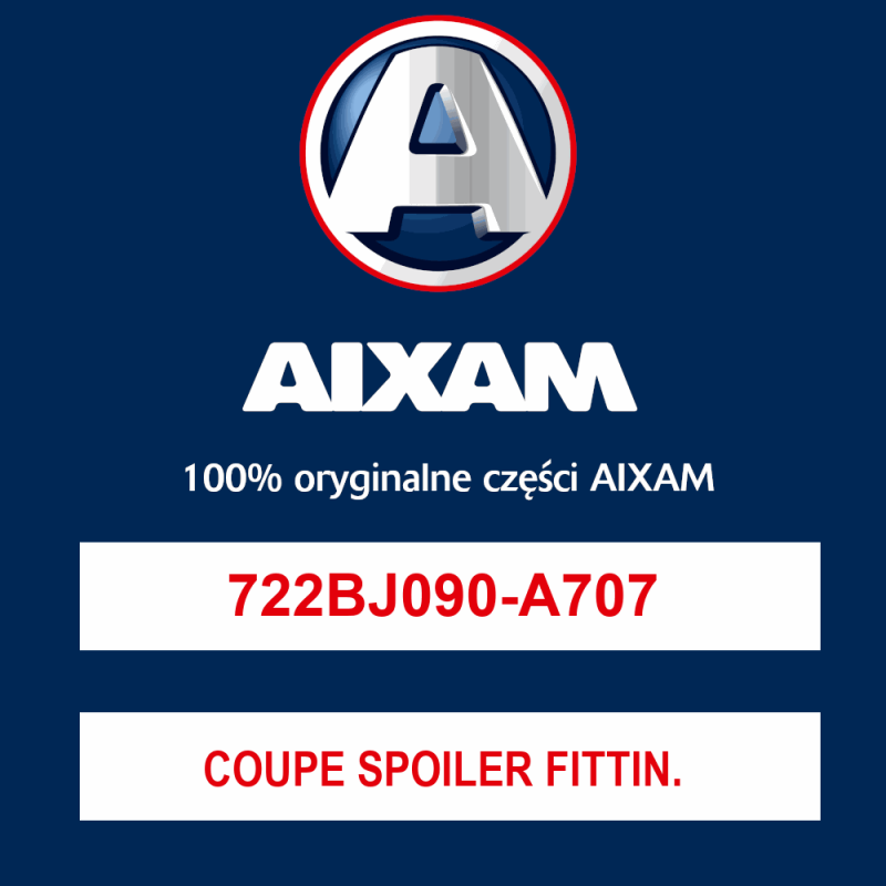 COUPE SPOILER FITTINGS SILVER GREY