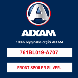 Zderzak przedni SILVER GREY Aixam