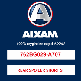 Zderzak tylny SHORT SILVER GREY Aixam