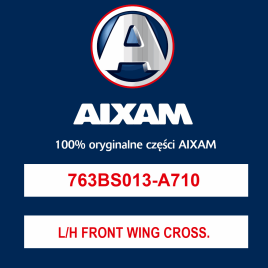 L/H FRONT WING CROSSLINE DARK GREY