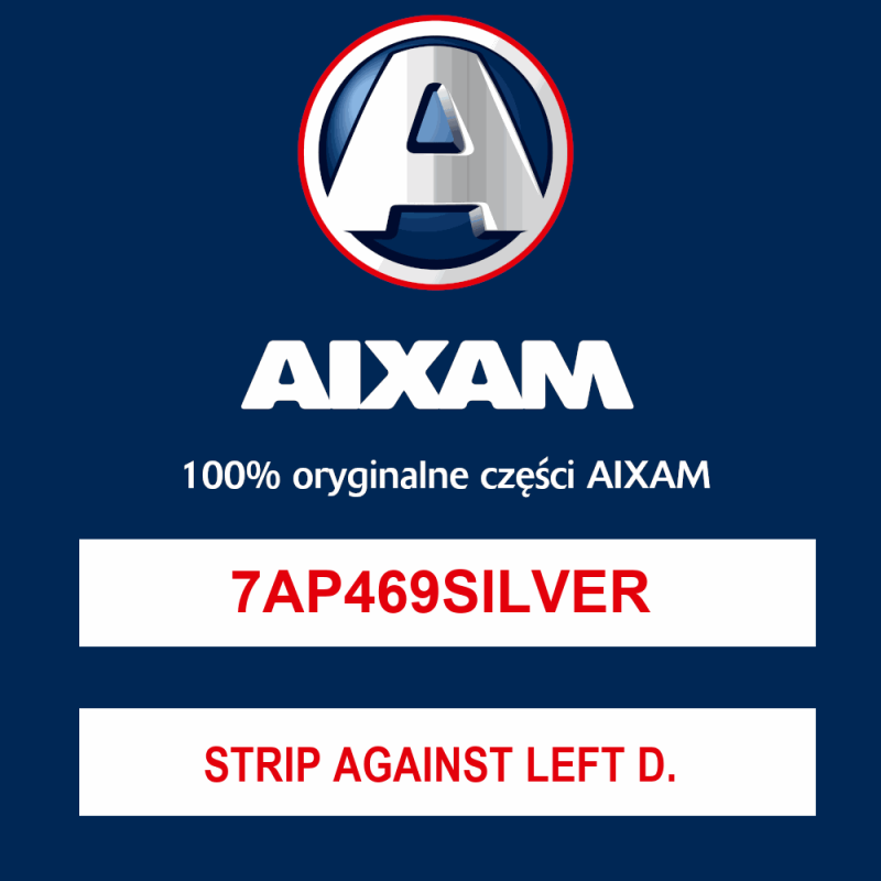 STRIP AGAINST LEFT DOOR SILVER