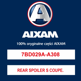 Zderzak tylny S COUPE RED PEARL Aixam