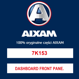 DASHBOARD FRONT PANEL