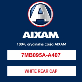 WHITE REAR CAP