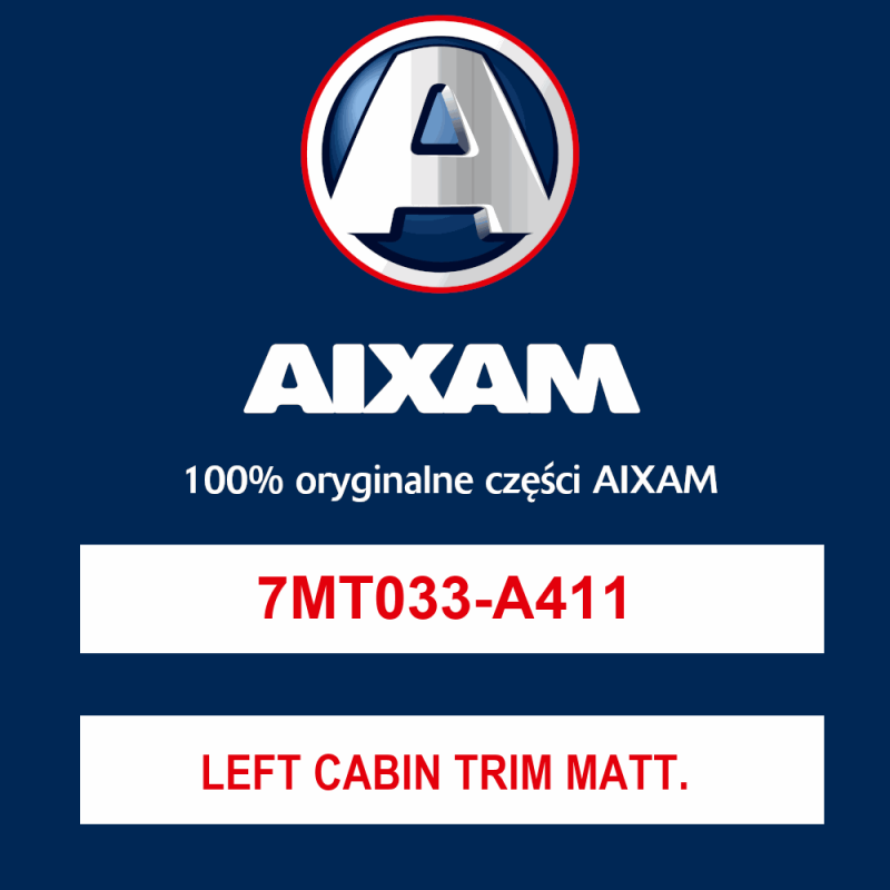LEFT CABIN TRIM MATT BLACK