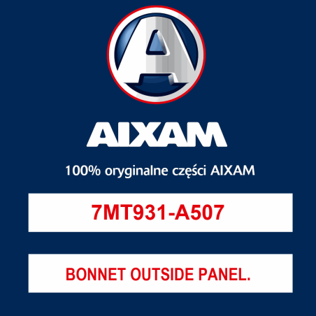 BONNET OUTSIDE PANEL DARK BLUE