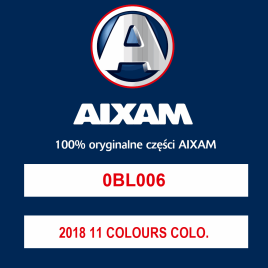2018 11 COLOURS COLOUR CHART